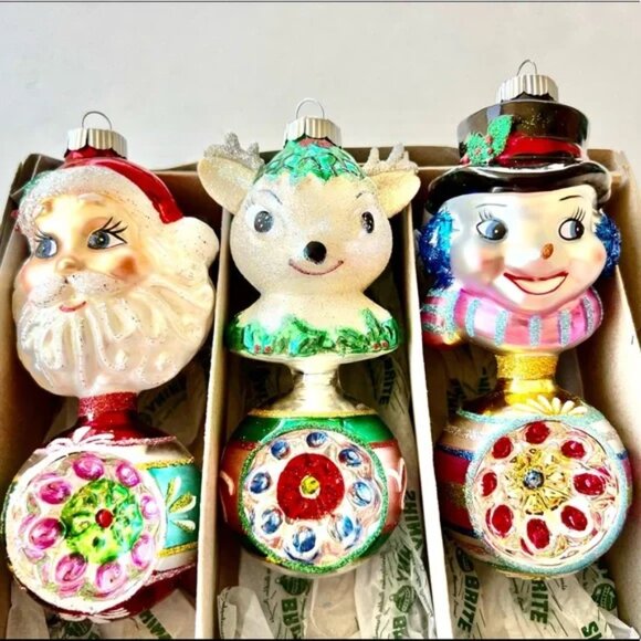 CHRISTOPHER RADKO Confetti Reflector Ball Ornaments Set of 3 - Picture 2 of 12